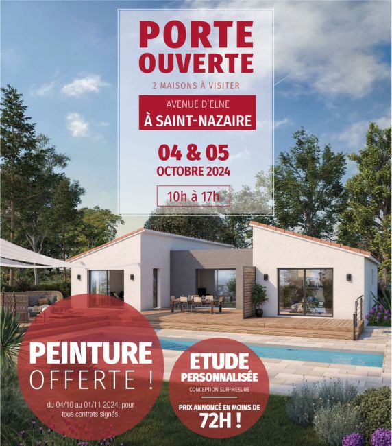 Porte ouverte à Saint Nazaire, 2 maisons à visiter !