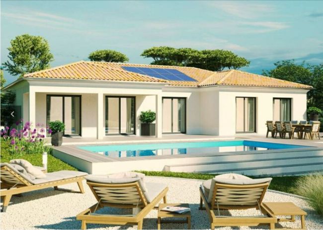 Villa contemporaine en L - Luxe et sérénité à Verfeil