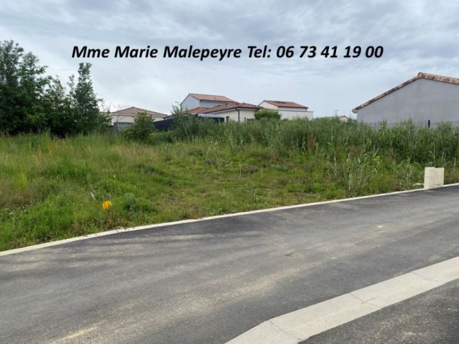 Terrain Viabilisé 556 m²  Gragnague