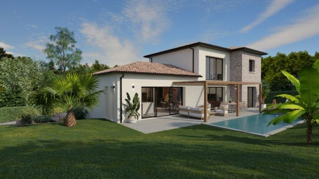 Villa à Batir 140m2 T5 à 10 Minutes de Villefranche