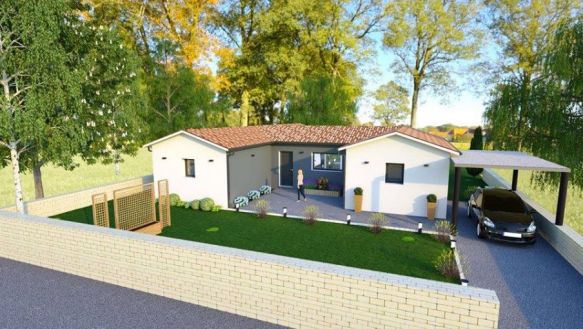 VILLA DE PLAIN PIED AVEC GARAGE MARSEILLAN 34340