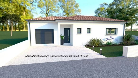 Maison 98 m² avec terrain à ne pas manquer  A 20 MIN de Quint Fonsegrives