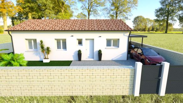 Saint paul sur save à saisir villa neuve 90 m2 T4