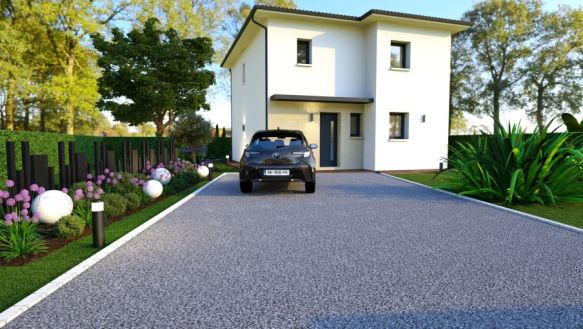 Aucamville en exclusivité villa moderne à etage de 110 m2 habitable avec garage