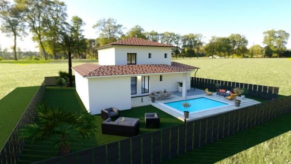 villa etage de 120m2