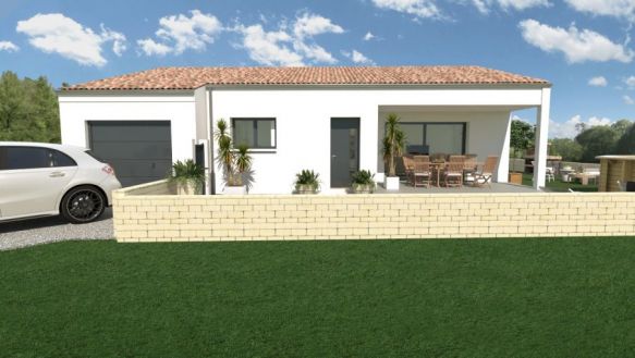 Villa de 100m² avec garage et terrasse à Pépieux