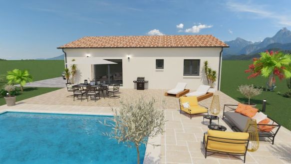 A SAISIR VILLA T4 + TERRAIN 450 M2  FONSORBES