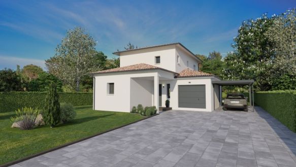 Villa étage à Bâtir 125 m2 T5 en plein coeur de Plaisance du Touch