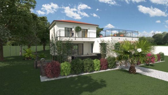 TERRAIN + VILLA de 140m² à Narbonne vue sur l'étang