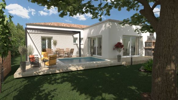 Villa de 105m² avec garage à Portel des Corbières