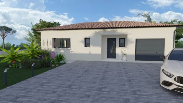 Maison traditionnelle de 92 m² avec garage