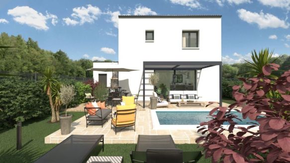 TERRAIN + MAISON de 95m² avec garage à Salles d'Aude (11110)