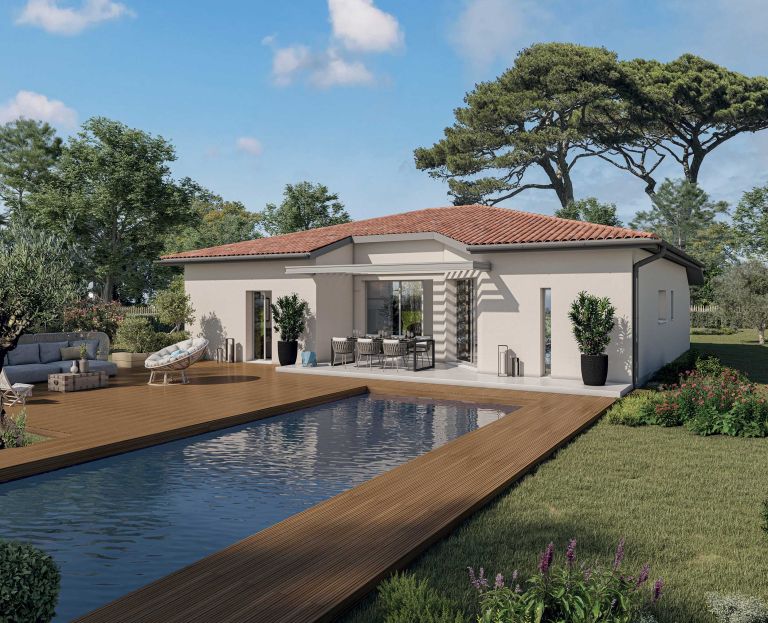 VILLA PLAIN PIED A CONSTRUIRE SUSSARGUES 34160